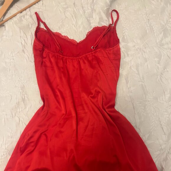 Slip Dress in Red - Picture 2 of 4